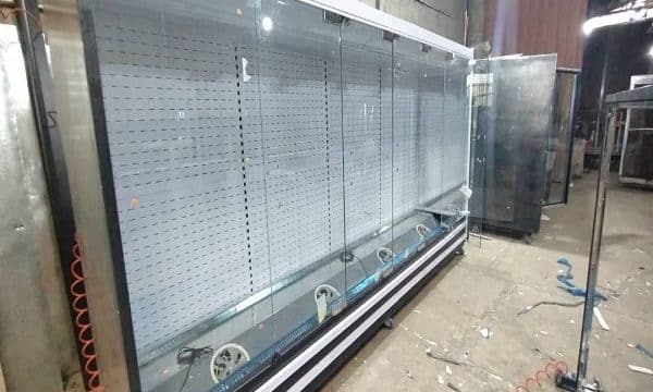 پرده هوا درب شیشه ای